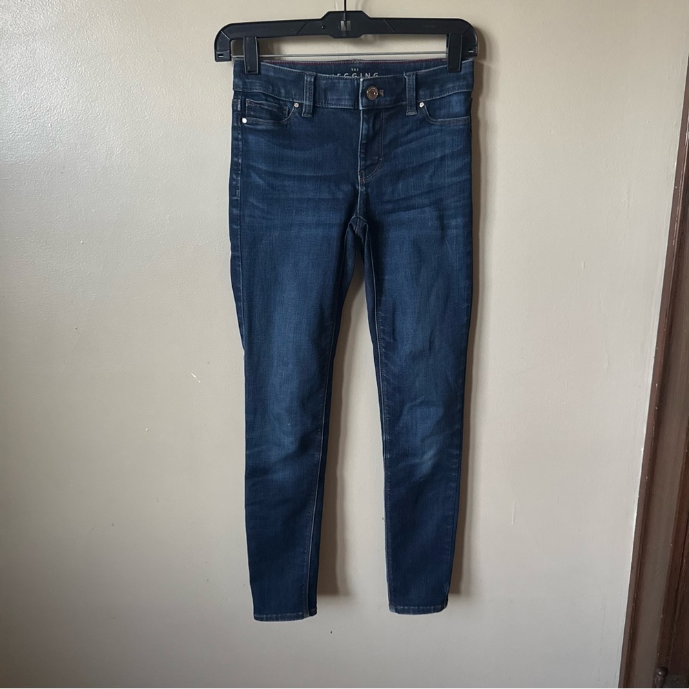 White House Black Market Dark Blue Skinny Jeans